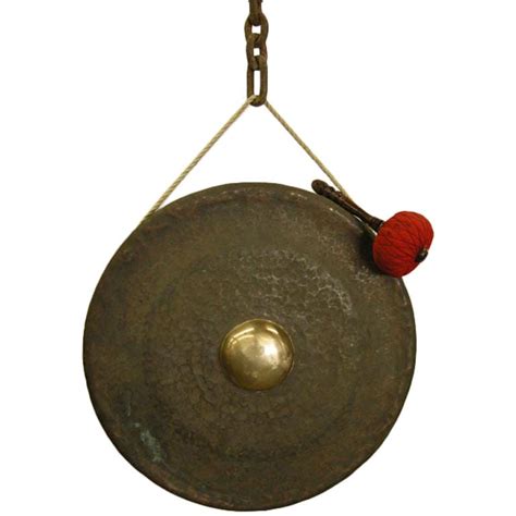 Very Large Temple Gong At 1stdibs