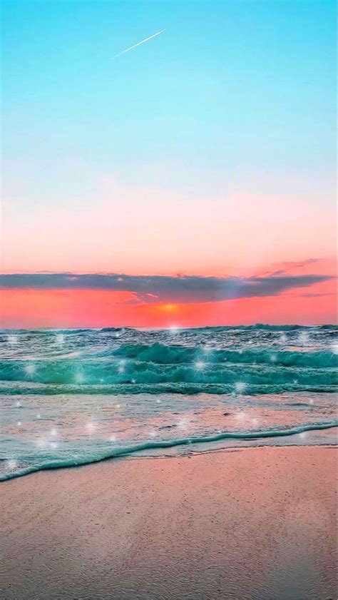 Aesthetic Ocean Sunset Iphone Wallpaper In 2020 Sunset Iphone