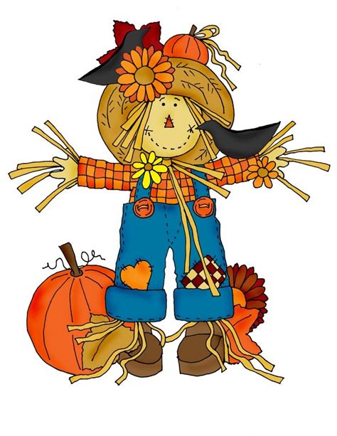 Pin By Tiffany Goodson On Clipart Pinterest Fall Clip Art Scarecrow Halloween Scarecrow