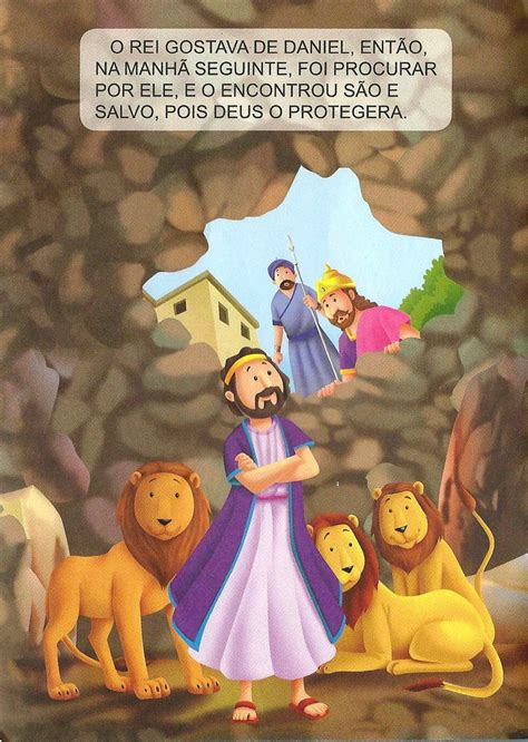 Amiguinhos de Jesus Daniel na cova dos leões História Bíblica