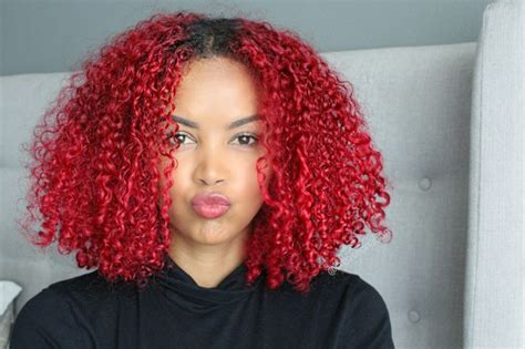 Dandruff shampoo also has the effect of bleaching from the hair. Naturally curly bright red hair | Hair and beauty in 2019 ...