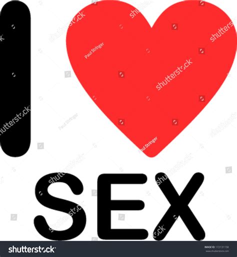 I Love Sex Font Type Stock Vector Illustration 172131158 Shutterstock