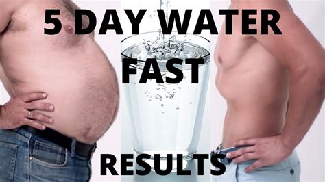 5 Day Water Fast No Food For This Dude 120 Hours Fasting Results