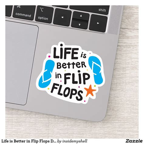 Life Is Better In Flip Flops Decal Summer Flip Flops Beach Quotes