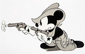 Hake's - MICKEY MOUSE RARE "TWO-GUN MICKEY" ORIGINAL BLACK & WHITE ...