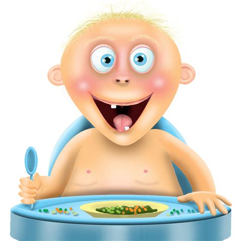 Baby eating clipart. Free download transparent .PNG | Creazilla