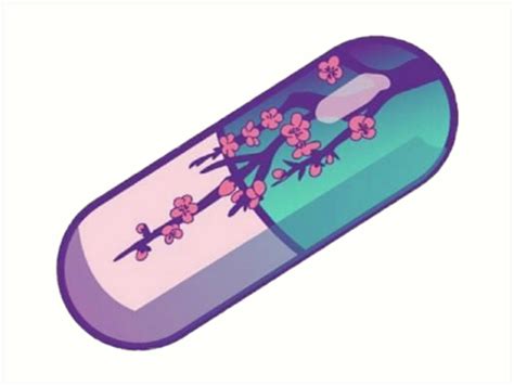 Aesthetic Pill Art Print By Indigorunner Redbubble