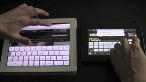 blackberry playbook vs apple ipad 2 web browser comparison crackberry