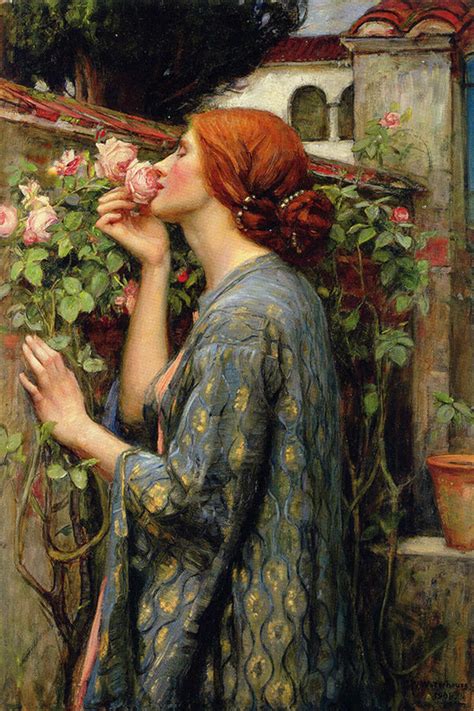 The Soul Of The Rose Romanticism 1903 Painting By John William Etsy