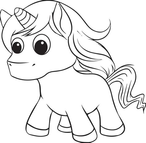Adorable unicorn coloring page for adults. Unicorn Coloring Pages Cute at GetDrawings | Free download