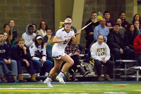 Womens Lacrosse Notre Dame Falls In Season Opener Vs Boston College