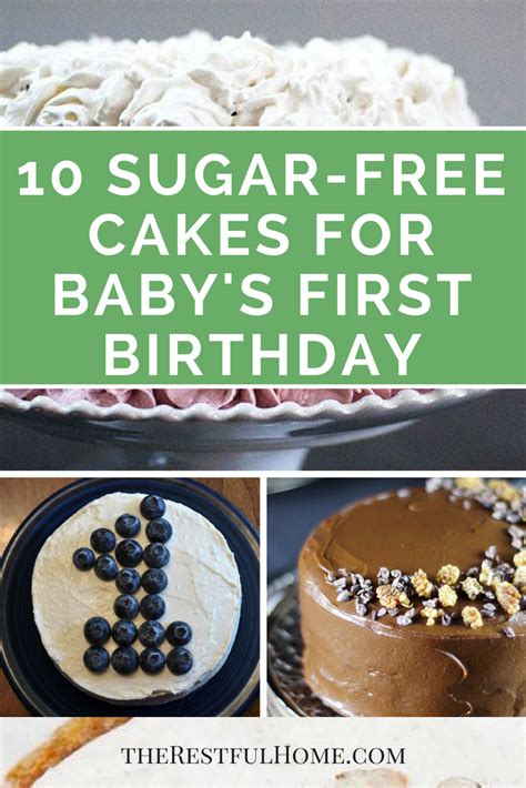 From diabetes cookbook by shanta panesar. 10 Sugar-Free Cakes & Desserts for Baby's First Birthday - The Restful Home