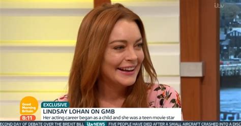 Lindsay Lohan On Her Troubled Past And Defending Donald Trump In Gmb Interview Metro News