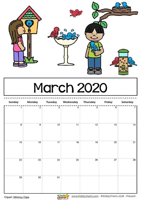 Create Your Free Editable Preschool Calendar Template