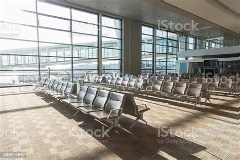 Interior Ruang Tunggu Bandara Modern Foto Stok Unduh Gambar Sekarang