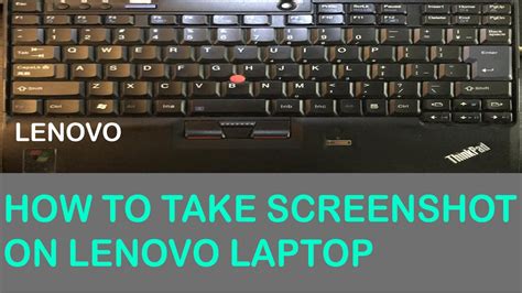 How To Take Screenshot On Lenovo Laptop Youtube