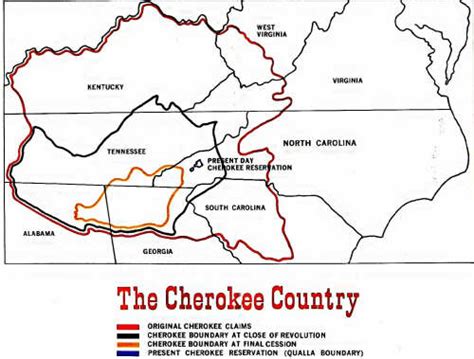 Cherokees Location