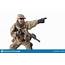 Army Military Soldier Screaming Pointing Attack Direction Stock Image 