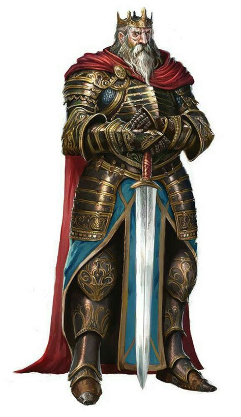 Old Human Nobleman Knight Pathfinder Pfrpg Dnd Dandd D20 Fantasy