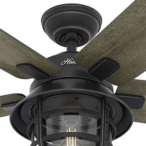 Operation is also notably quiet, so you won't be bothered by any unwanted noises. Hunter Fan 54″ Weathered Zinc Outdoor Ceiling Fan with a ...