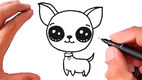 Como Desenhar Um Cachorro Fofo Desenhos Kawaii Desenho Para Desenhar