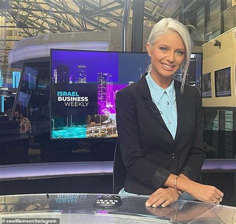 Stunning Australian News Anchor Sarah Williamson Makes Her Debut On
