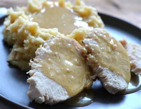 Instant Pot Turkey Breast with Mashed Potatoes and Gravy - I Don't Have