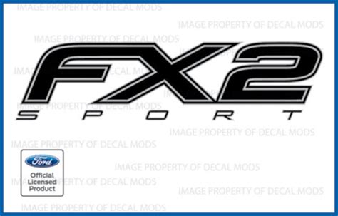 Ford F150 Fx2 Sport Decals Truck Stickers Black Blackout 2012 2013