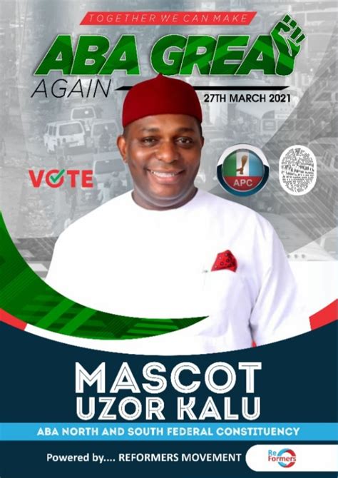 Breaking Apc Clears Mascot Uzor Kalu To Contest Aba Northsouth By Election — Abacityblog