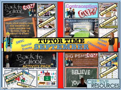 Back To School Tutor Time Teaching Resources
