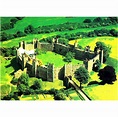 Colour Postcard - Framlingham Castle From the Air, Suffolk on eBid ...