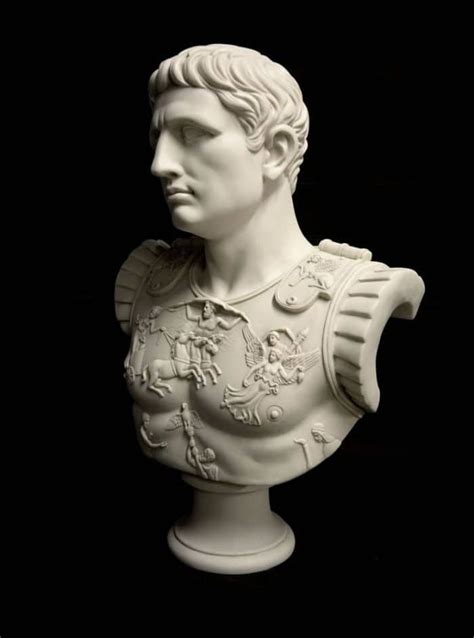 Augustus Caesar Bust Roman Sculpture Sculpture Art Sculptures
