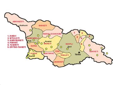 Republic Of Georgia Map Gadgets 2018