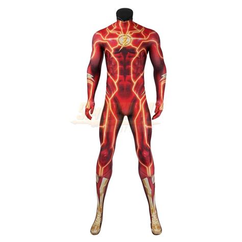 the flash 2023 flashpoint cosplay costume spandex jumpsuit