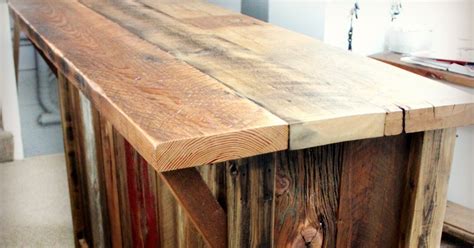 Beyond The Picket Fence Rustic Barnwood Bar