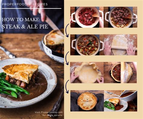 Steak And Ale Pie Step By Step Guide Recipe Video Properfoodie