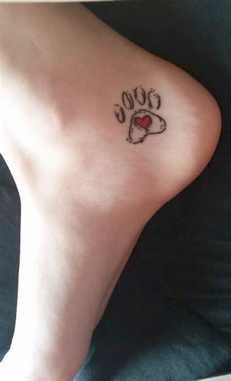 30 Cute Small And Simple Dog Tattoo Ideas For Women Animal Lovers