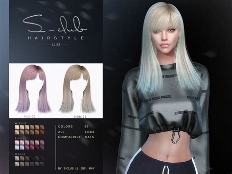 The Sims Resource Sclubts4ll Hairn83