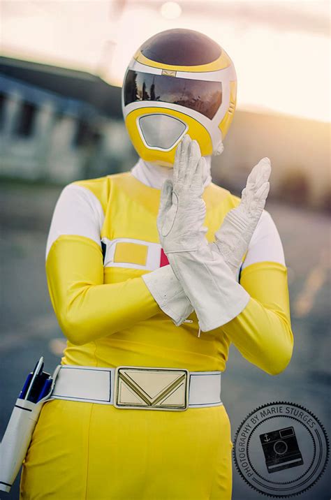 Mega Yellow / Yellow Space Ranger by mariesturges on DeviantArt