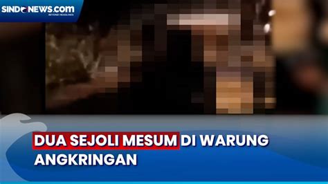 Viral Video Dua Sejoli Mesum Di Angkringan Kota Mojokerto Sindonews Tv