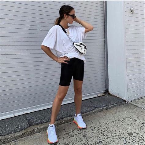 How To Style Biker Shorts The Glossychic