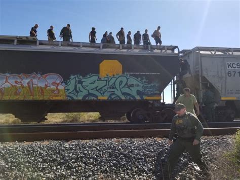 Laredo Sector Border Patrol Rescues Individuals From A Grain Hopper