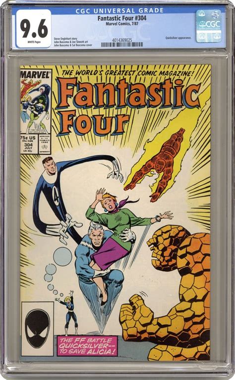 Fantastic Four 1961 1st Series 304 Cgc 96