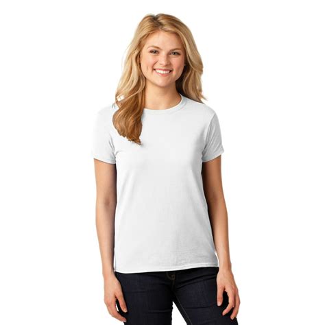 Gildan Gildan Womens 100 Percent Cotton Short Sleeve T Shirt 5000l