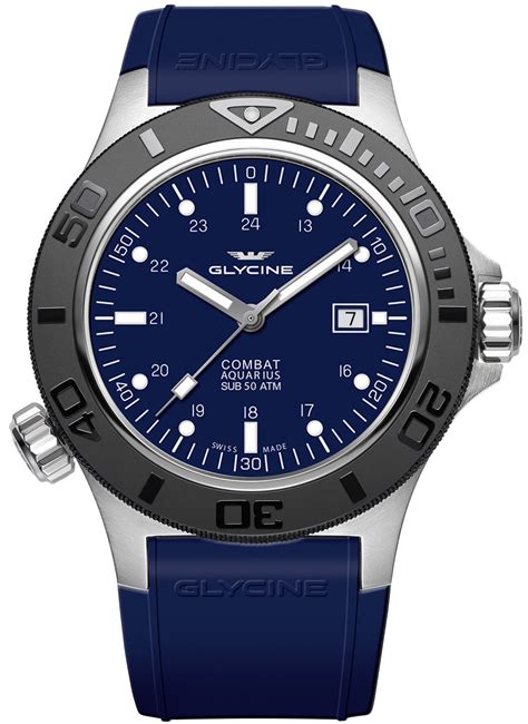 Glycine Watch Combat Sub Aquarius Gl0038 Watch Jura Watches