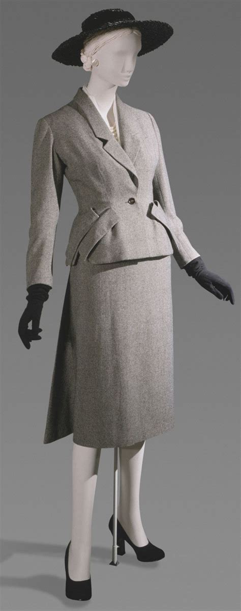 Womans Suit Jacket And Skirt Designed By Christian Dior French