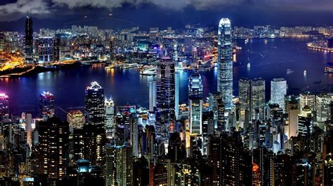 Hong Kong At Night Wallpapers Top Free Hong Kong At Night Backgrounds
