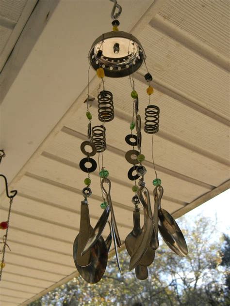 Charming Recycled Wind Chime By Kelleyraew On Etsy 2500 Diy Wind