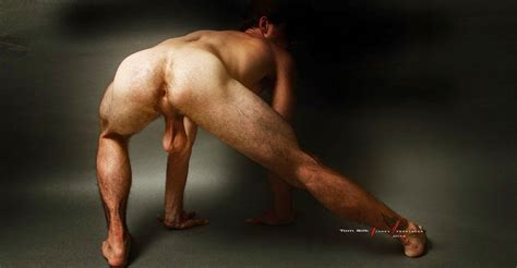 Photo Naked Guys Bent Over Showing Balls And Cock Lpsg