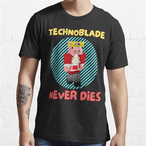 Technoblade Never Dies T Shirt For Sale By Yeppashop Redbubble